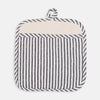 KAF Home Pot Mitt - Metro Stripe - Black