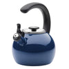Circulon Enamel on Steel Whistling 2qt Teakettle Navy