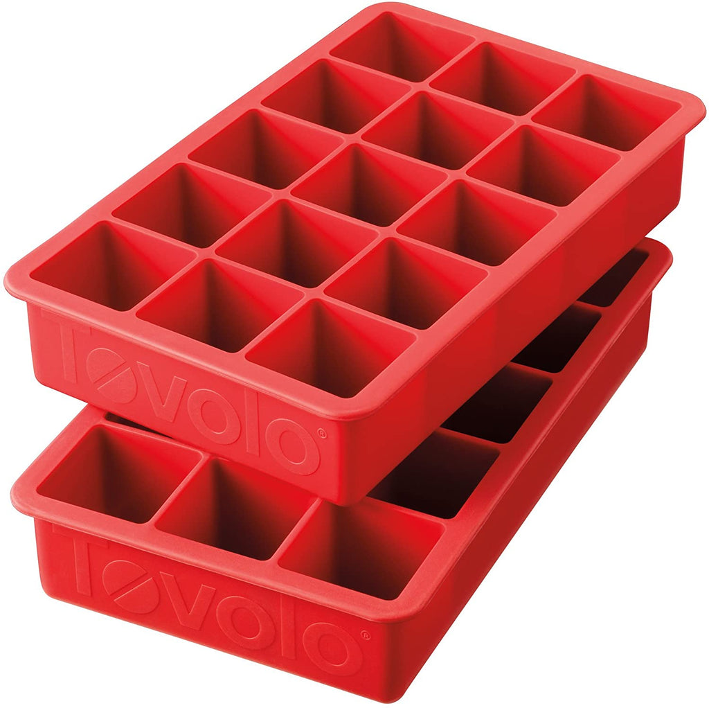 HIC Silicone Mini Ice Cube Trays, Set of 2